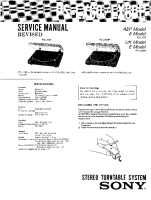 Sony PS-LX60P - Service Manual